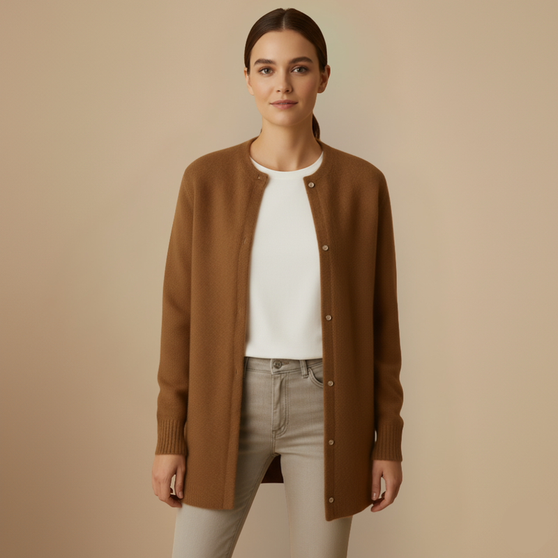 Dames losvallende wol cardigans Jelle Jora Mode