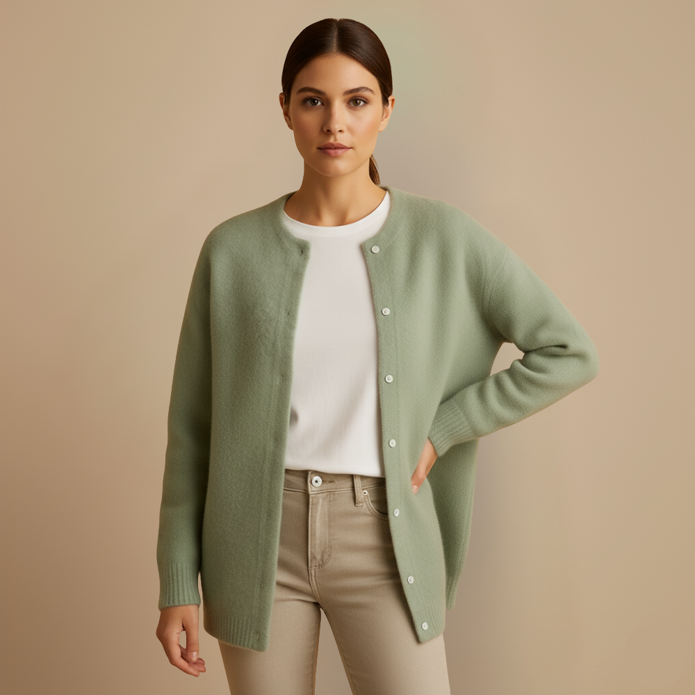 Dames losvallende wol cardigans Jelle Jora Mode