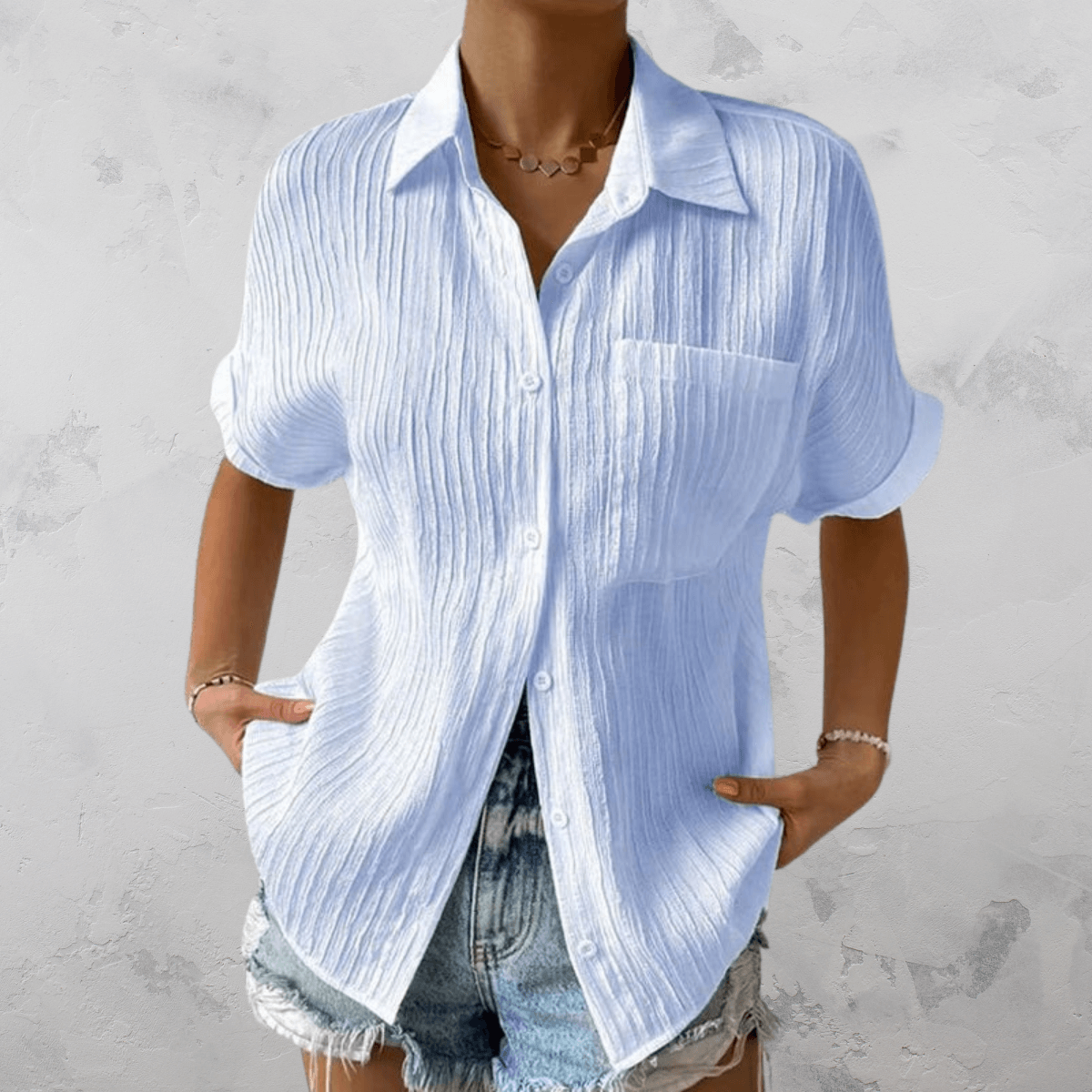 Alazic Dames Blouse met Knopen Jelle Jora Mode