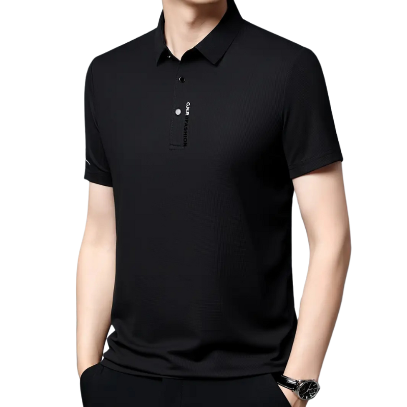 Ademend atletisch golfshirt voor heren