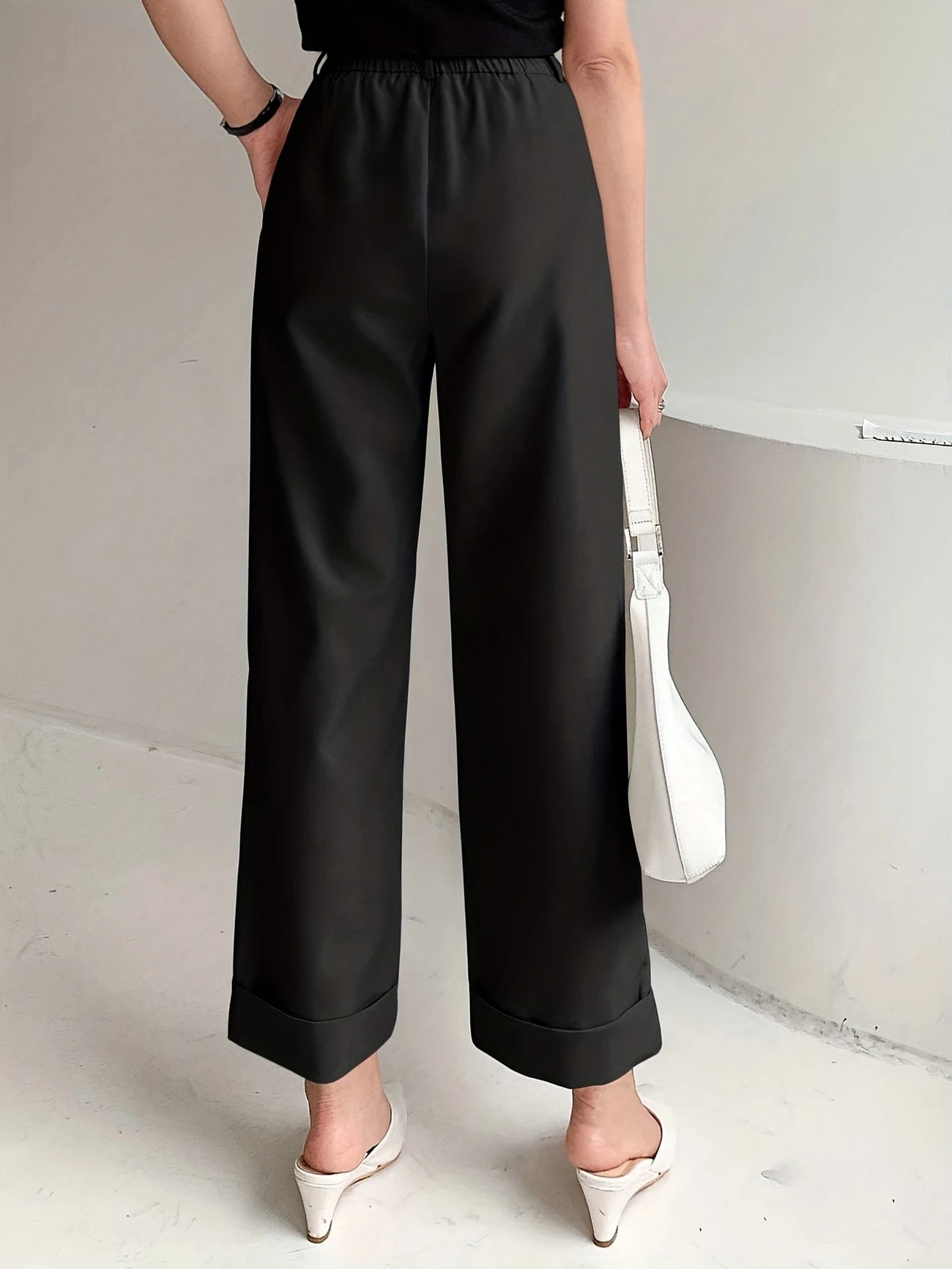 Wijde pantalon met zakken Jelle Jora Mode