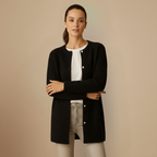 Dames losvallende wol cardigans Jelle Jora Mode