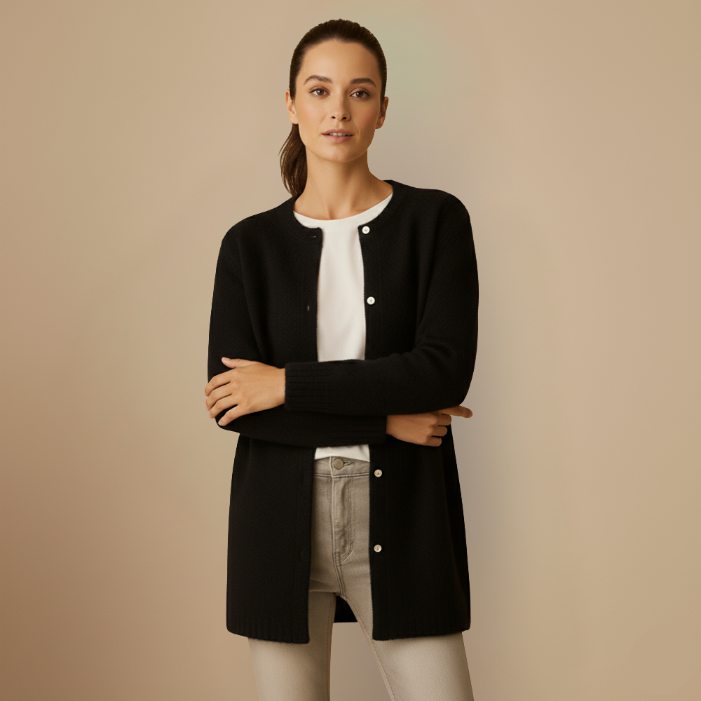 Dames losvallende wol cardigans Jelle Jora Mode