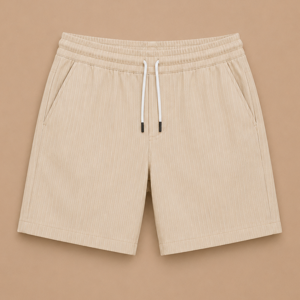 Heren strandboardshorts met trekkoord en zakken Jelle Jora Mode