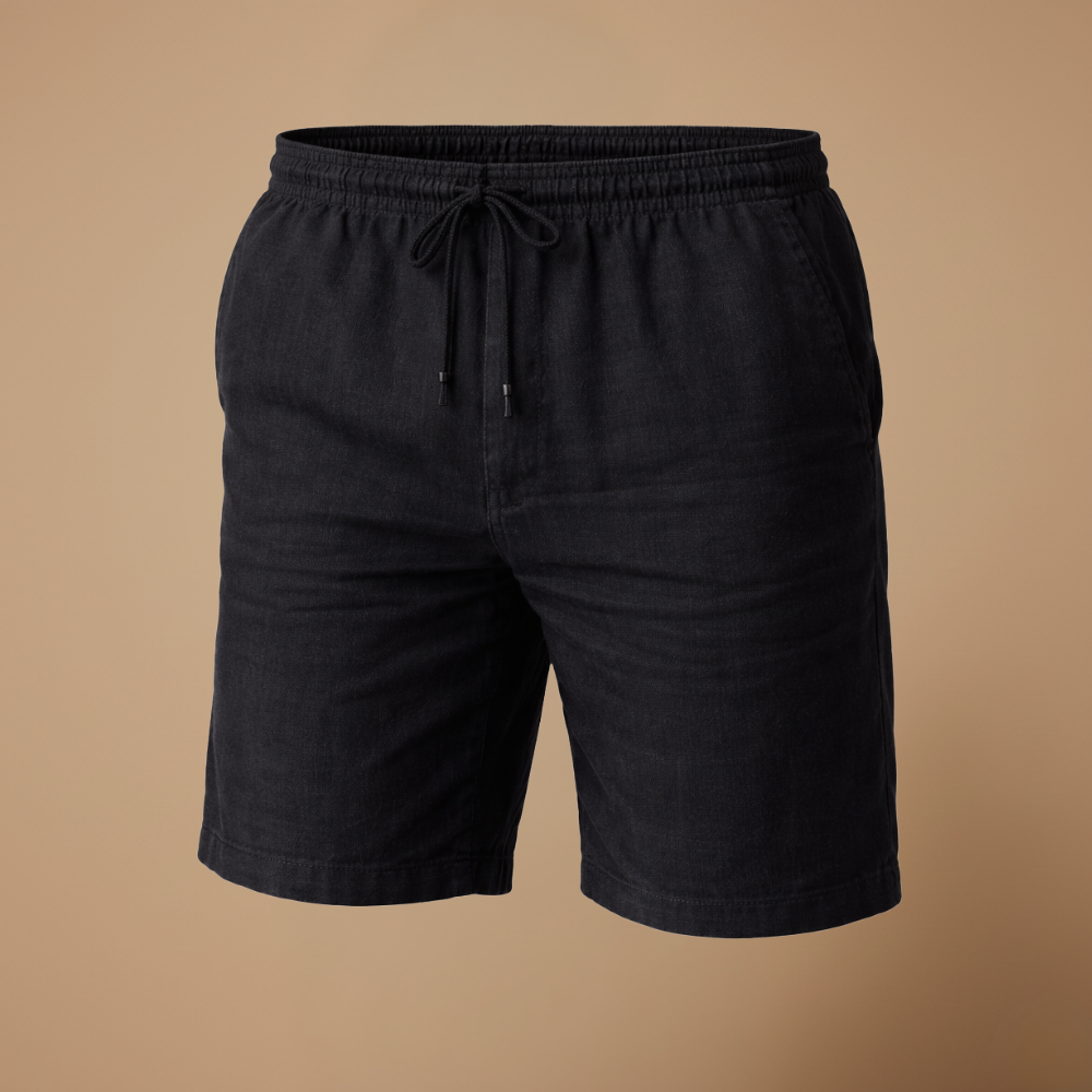 Heren ademende casual korte broek met trekkoord Jelle Jora Mode