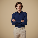 Elastisch kreukvrij overhemd voor heren Jelle Jora Mode