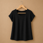 Casual dames top met V-hals en korte mouwen voor de zomer Jelle Jora Mode