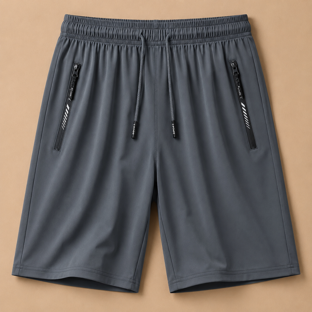 Heren sportshort met sneldrogende stof Jelle Jora Mode
