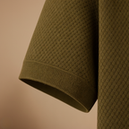Heren slim fit poloshirt met korte mouwen en klassieke V-hals Jelle Jora Mode