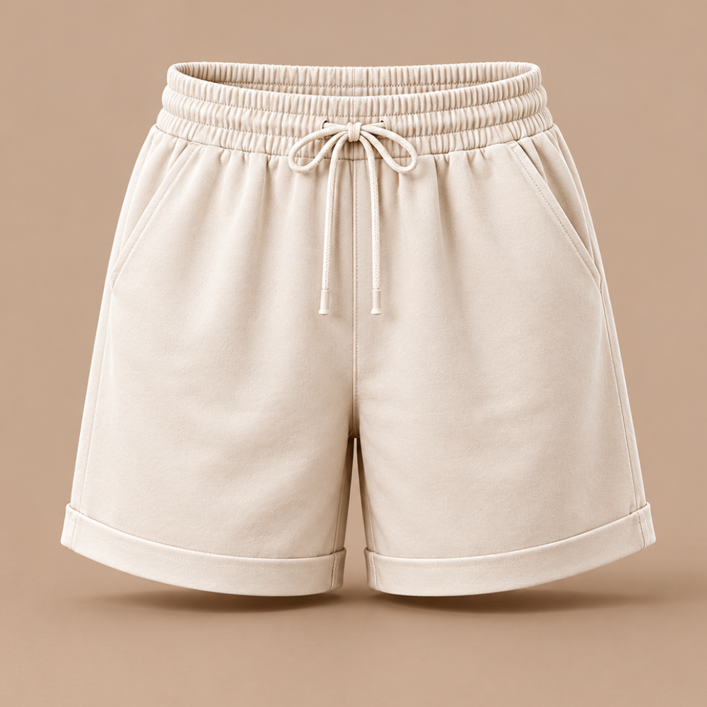 Dames bermudashorts met elastische tailleband Jelle Jora Mode