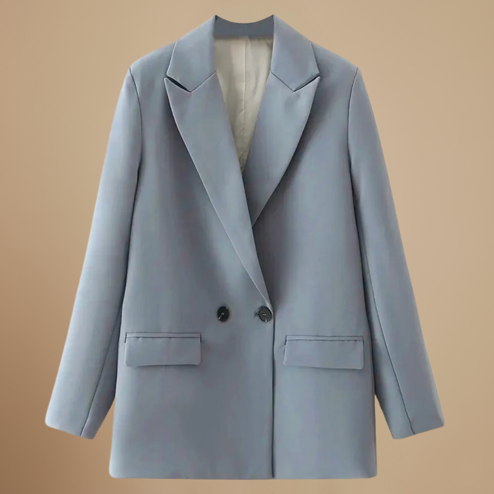 Vintage blazer met gekerfde kraag en zak Jelle Jora Mode