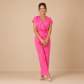 Dames jumpsuit met hoge taille en V-hals Jelle Jora Mode