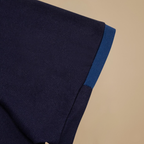 Herenpolo met korte mouwen in slim fit en verfijnd ontwerp Jelle Jora Mode