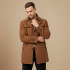 Dikke warme casual wintertrenchcoat Jelle Jora Mode