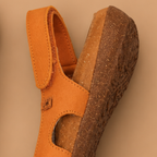 Dames platte sandalen met uitsnijdingen en slingback Jelle Jora Mode