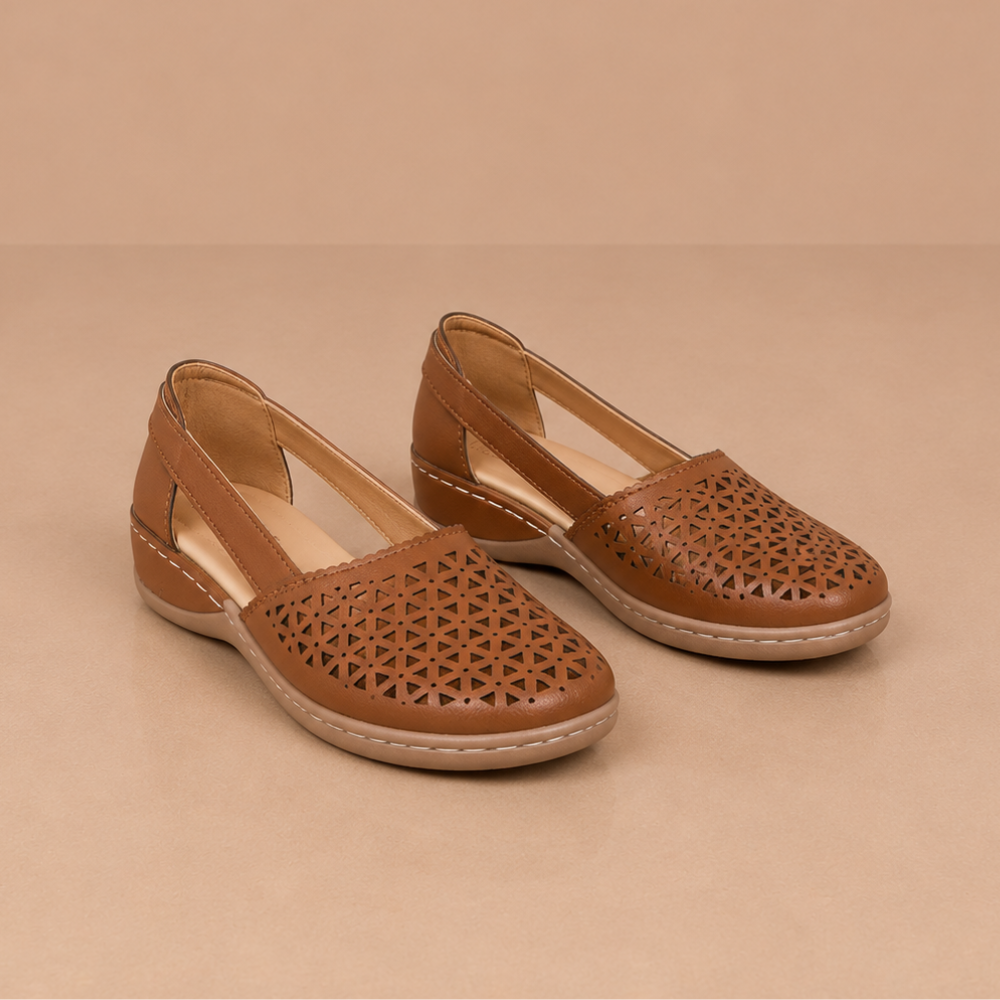 Dames holling-out sleehak sandalen Jelle Jora Mode