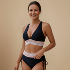 Dames bikiniset met hoge taille en halternek Jelle Jora Mode