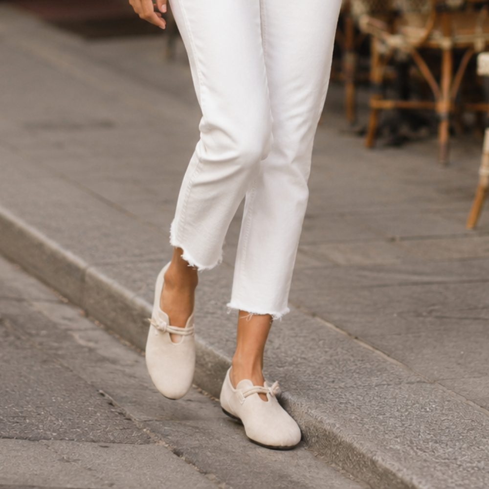 Damesloafers met touwknopen en instapmodel Jelle Jora Mode