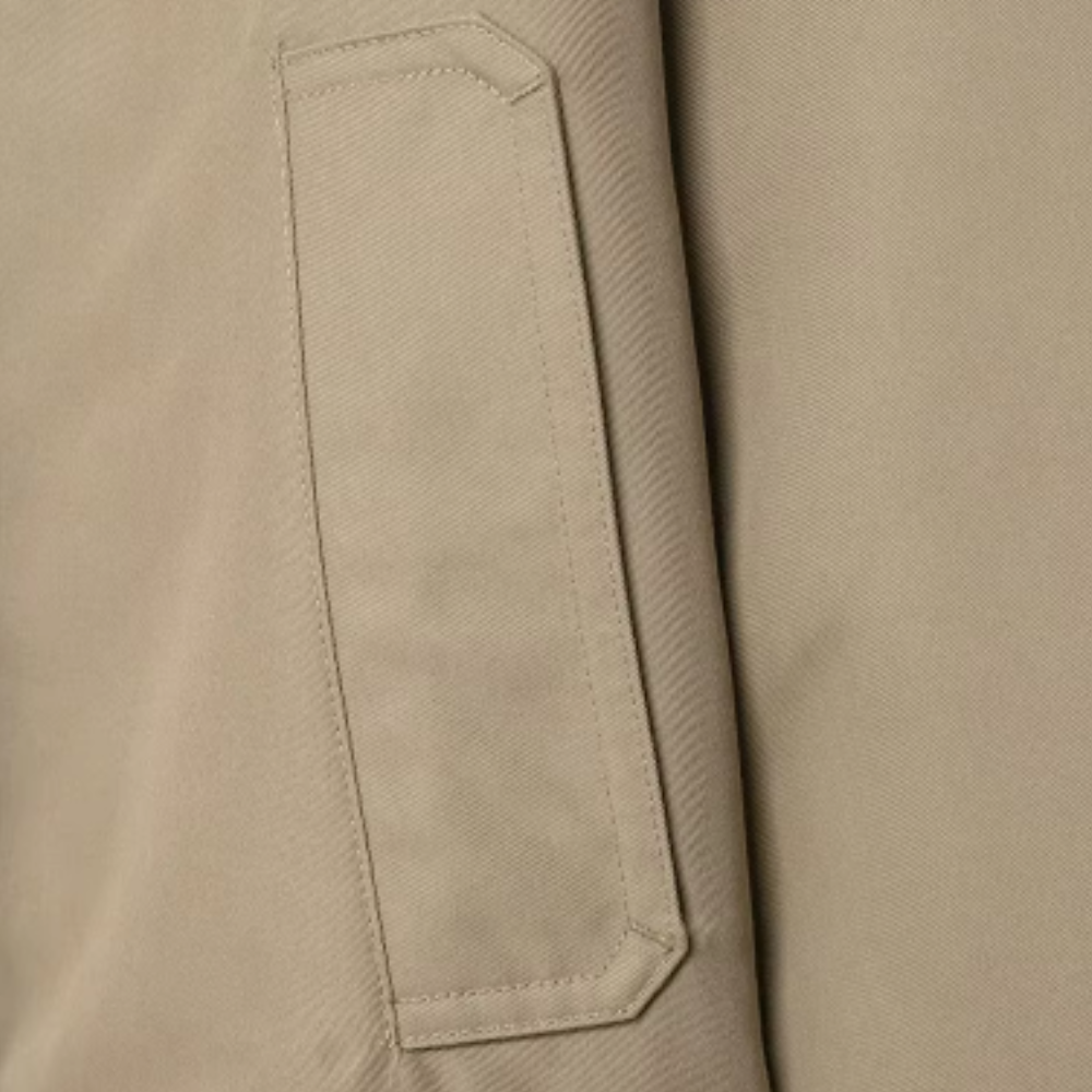 Dames korte trenchcoat met dubbele knoopsluiting Jelle Jora Mode