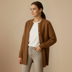 Dames losvallende wol cardigans Jelle Jora Mode