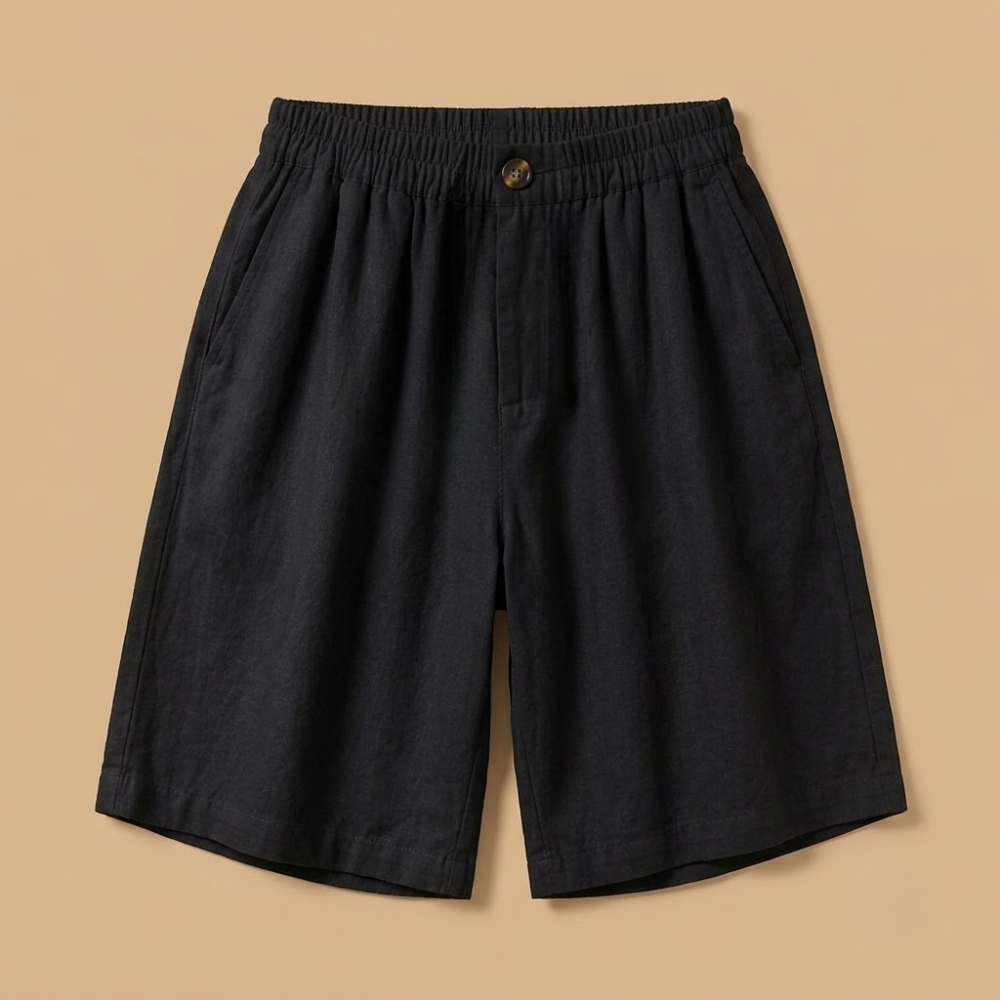 Dames bermudashorts met elastische tailleband Jelle Jora Mode