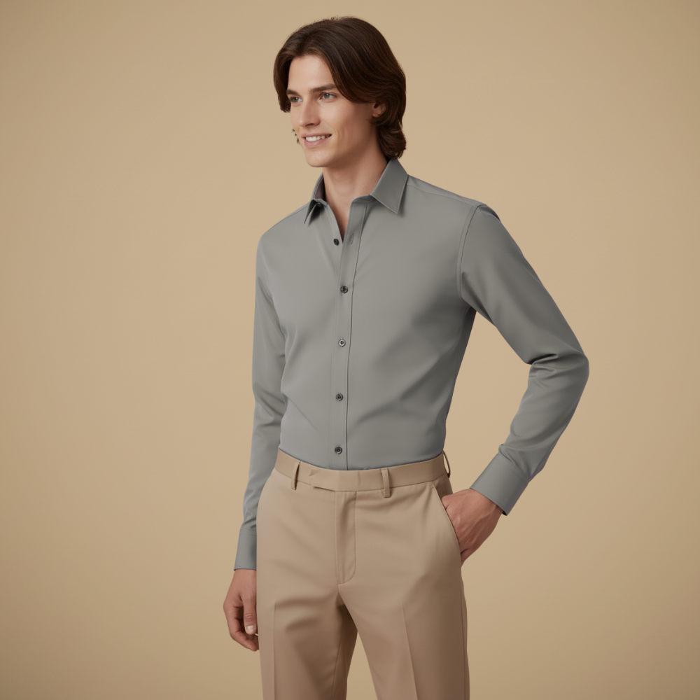 Elastisch kreukvrij overhemd voor heren Jelle Jora Mode