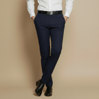Heren casual rechte pijpen broek
