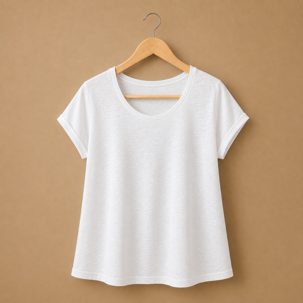 Casual dames top met V-hals en korte mouwen voor de zomer Jelle Jora Mode
