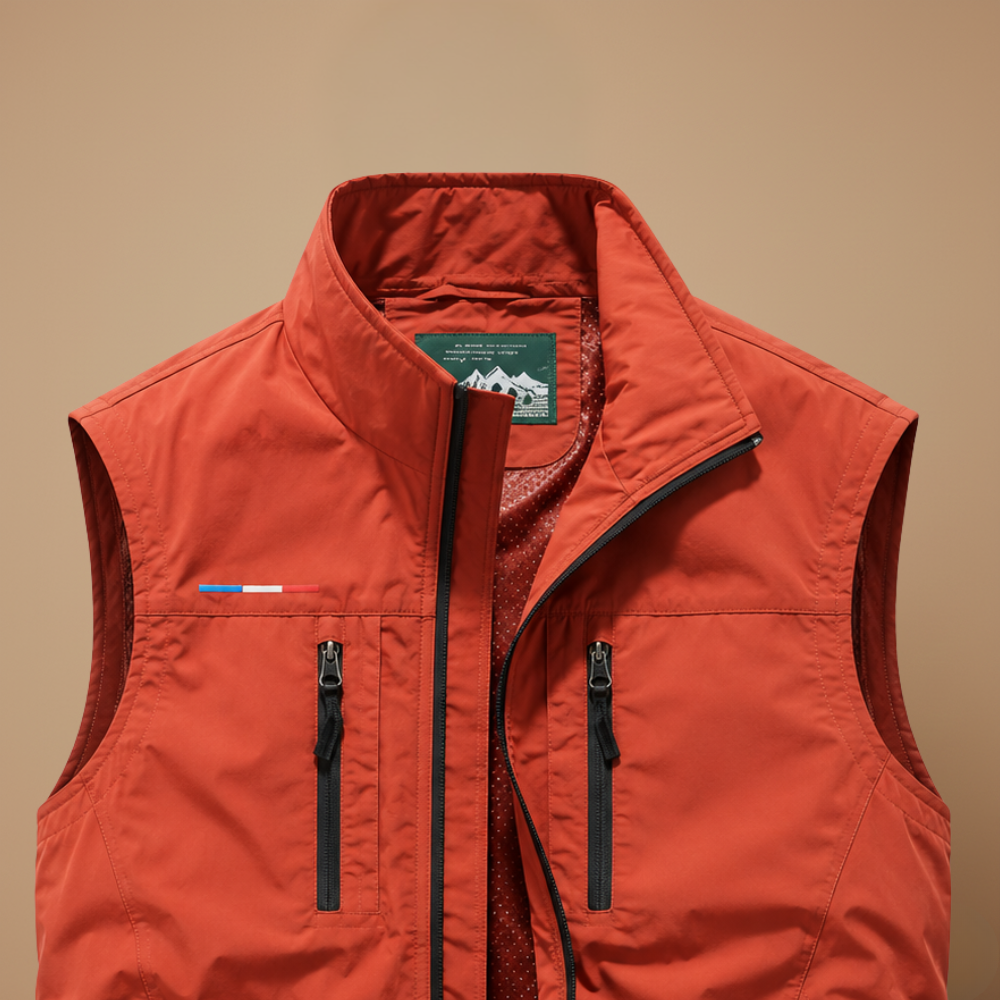 Heren outdoor werkvest met meerdere zakken Jelle Jora Mode