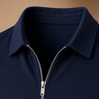 Heren ademend poloshirt met ritssluiting en korte mouwen Jelle Jora Mode
