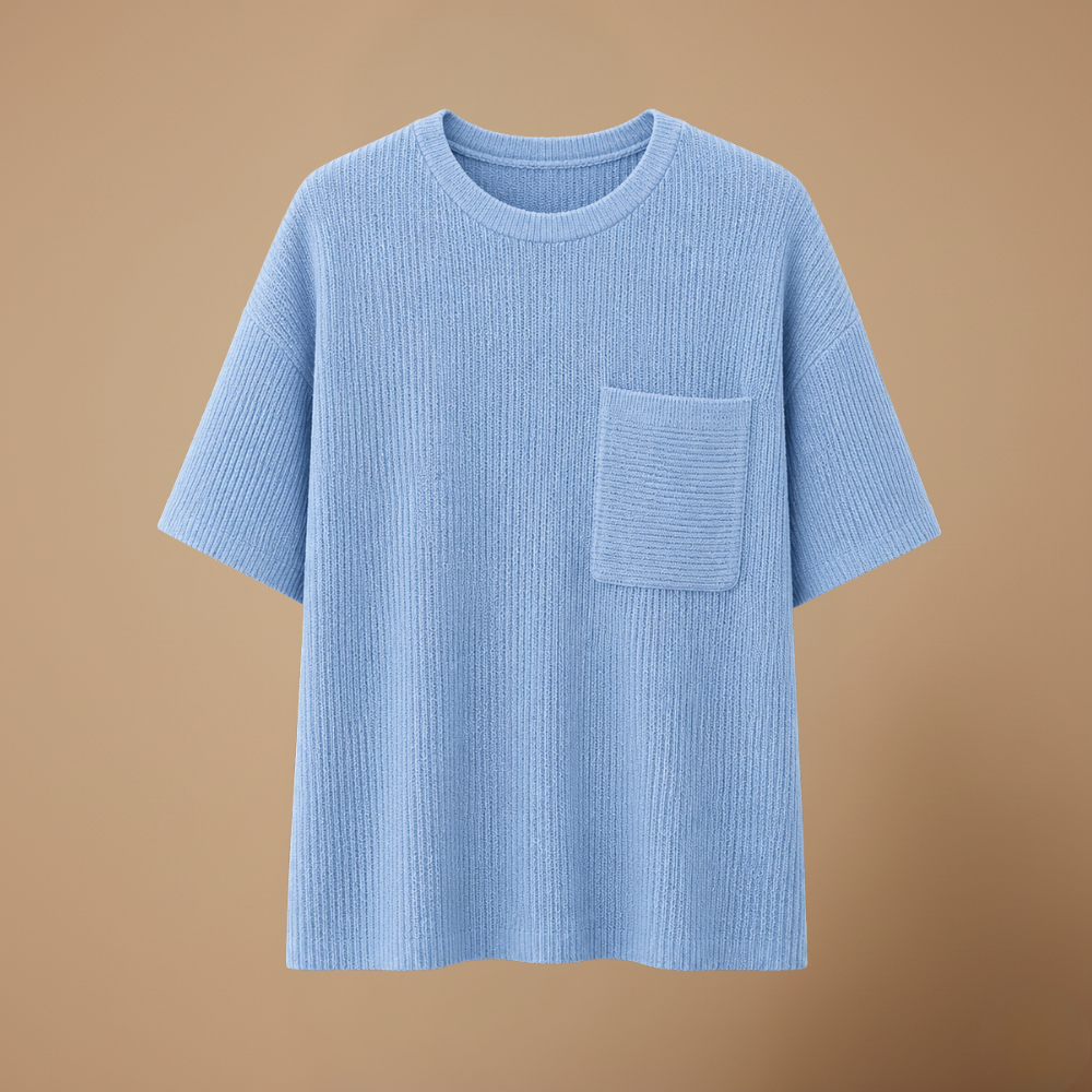 Damesblouse met ruime pasvorm en ronde hals Jelle Jora Mode