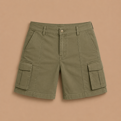 Dames casual cargoshort met meerdere zakken Jelle Jora Mode