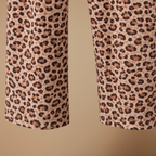 Dames casual jumpsuit met luipaardprint en wijde pijpen Jelle Jora Mode