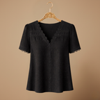 Elegante kanten blouse met korte mouwen Jelle Jora Mode