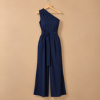 Dames off-shoulder jumpsuit met wijde pijpen Jelle Jora Mode