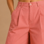 Damesshort met hoge taille en wijde pijpen Jelle Jora Mode