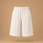 Dames bermudashorts met elastische tailleband Jelle Jora Mode