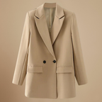 Vintage blazer met gekerfde kraag en zak Jelle Jora Mode