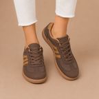 Dames klassieke wandelsneakers met veters Jelle Jora Mode