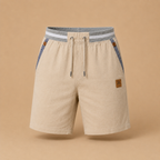Heren bermudashorts met elastische tailleband en trekkoord Jelle Jora Mode