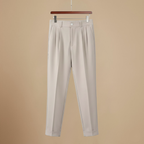Slim fit taps toelopende enkellange herenbroek Jelle Jora Mode