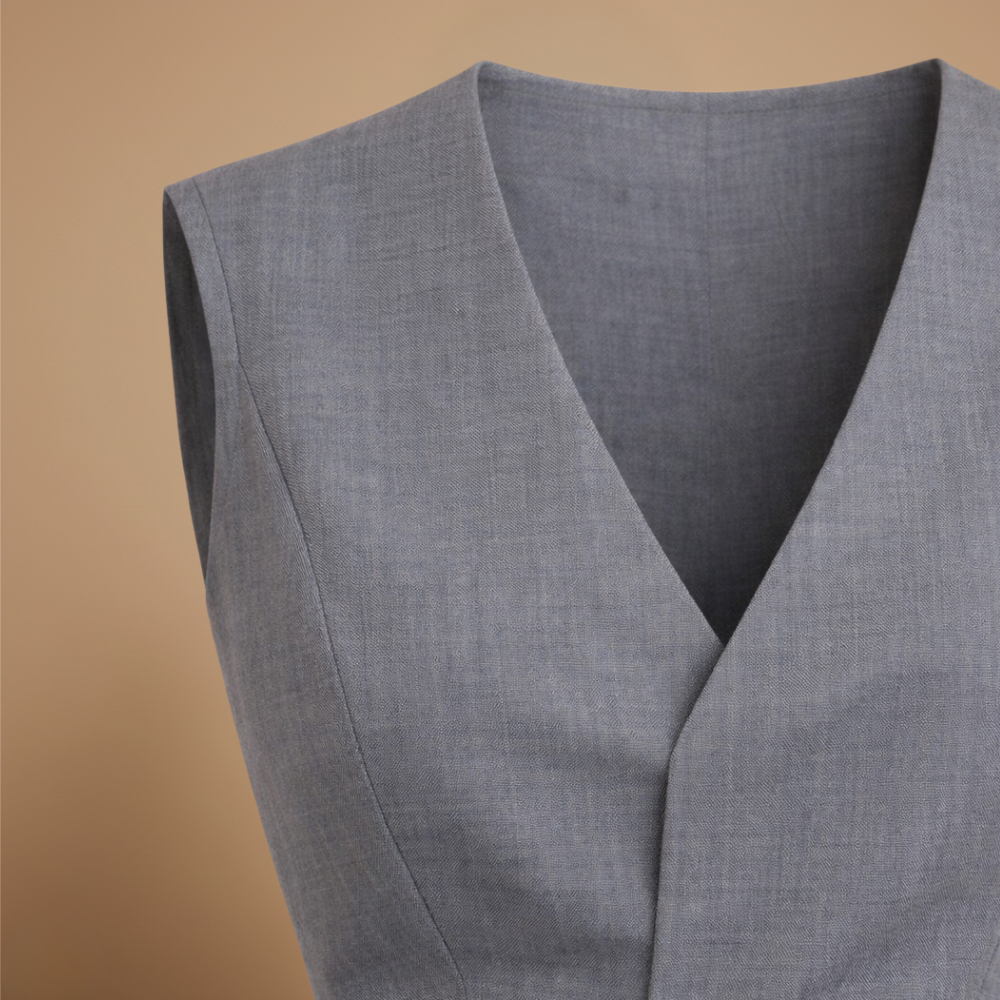 Dames casual mouwloze top met diepe v-hals Jelle Jora Mode