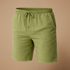 Heren ademende casual korte broek met trekkoord Jelle Jora Mode