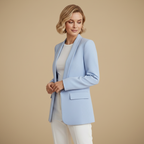Damesblazer met rechte snit en lange mouwen Jelle Jora Mode