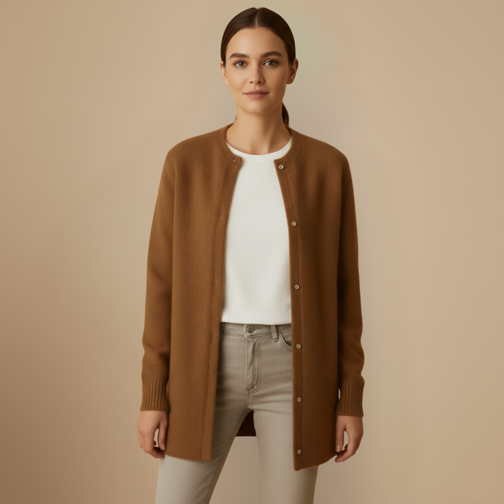 Dames losvallende wol cardigans Jelle Jora Mode