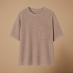 Damesblouse met ruime pasvorm en ronde hals Jelle Jora Mode