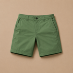 Heren slim fit chino-short Jelle Jora Mode