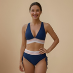 Dames bikiniset met hoge taille en halternek Jelle Jora Mode