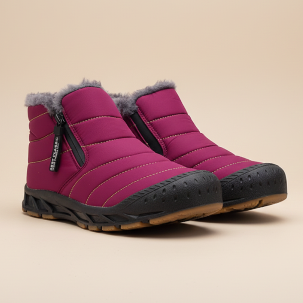 Heren winterlaarzen met ritssluiting aan de zijkant