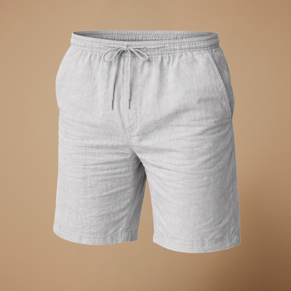 Heren ademende casual korte broek met trekkoord Jelle Jora Mode